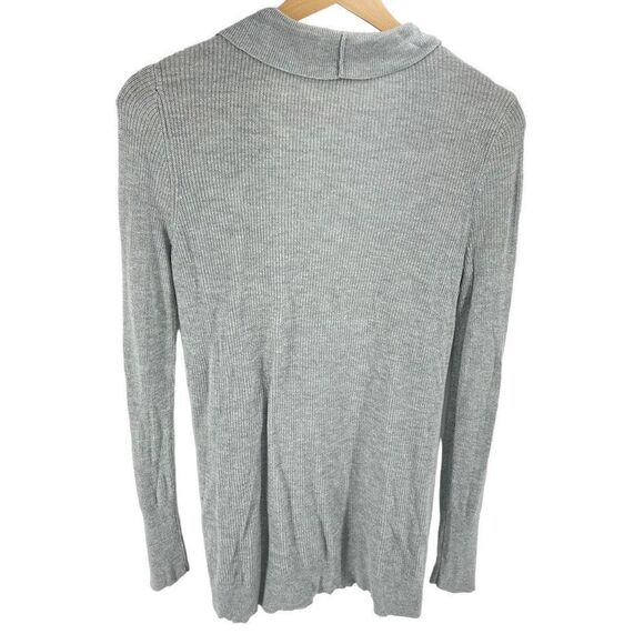 A New Day Womens Cardigan Sweater Open Front Knit Long Sleeve Gray Size Medium - Picture 7 of 8